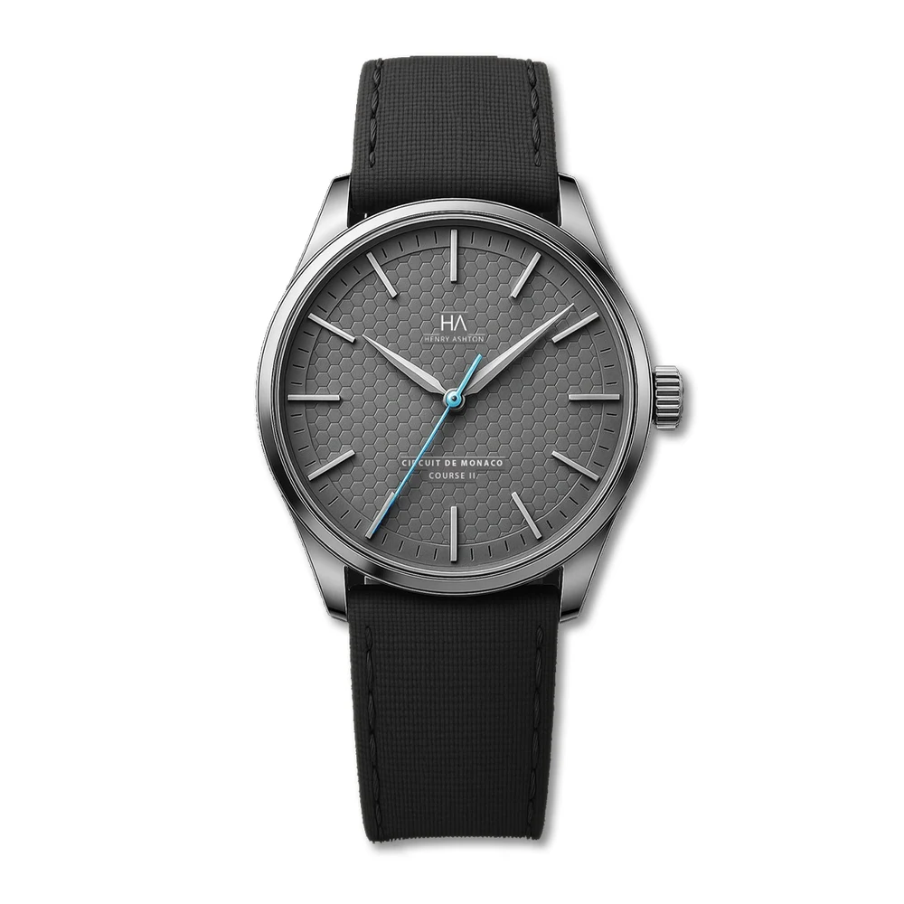 Henry Ashton Circuit De Monaco CII Harbor Grey & Polished Steel