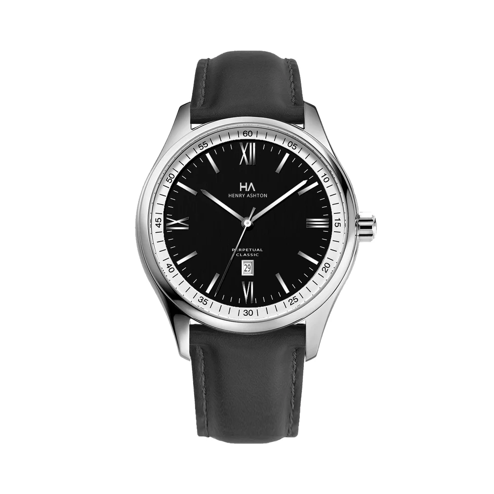 Henry Ashton Perpetual Classic Vegan Black Leather